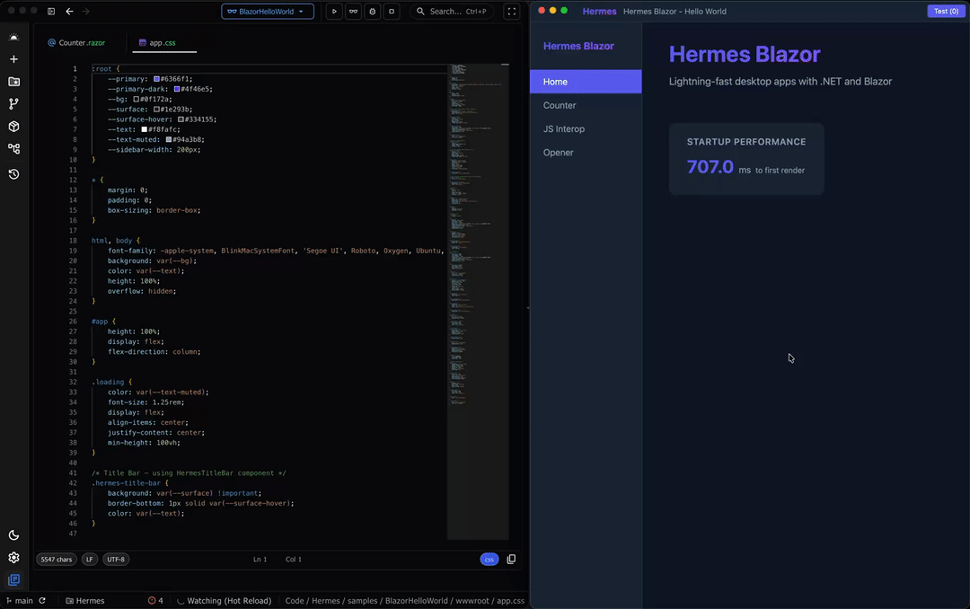 Hermes Dev Server Hot Reload
